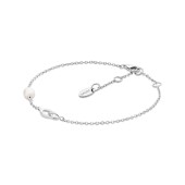 Bratara argint cu perla naturala alba Infinity DiAmanti SK25235B_W-G